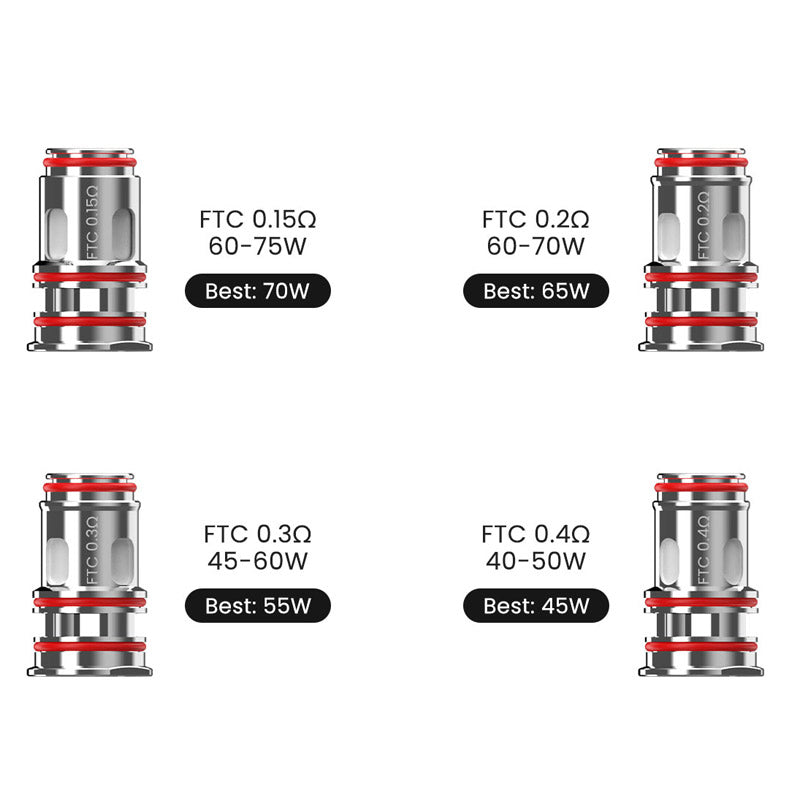 Bobina Fumytech FTC per Gotank, Dragon Ball Atomizzatore (4 pezzi/confezione)