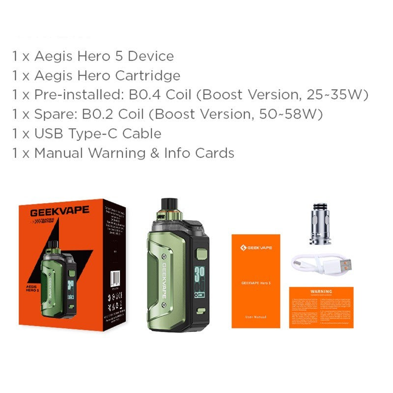Kit GeekVape Aegis Hero 5 Pod 50W