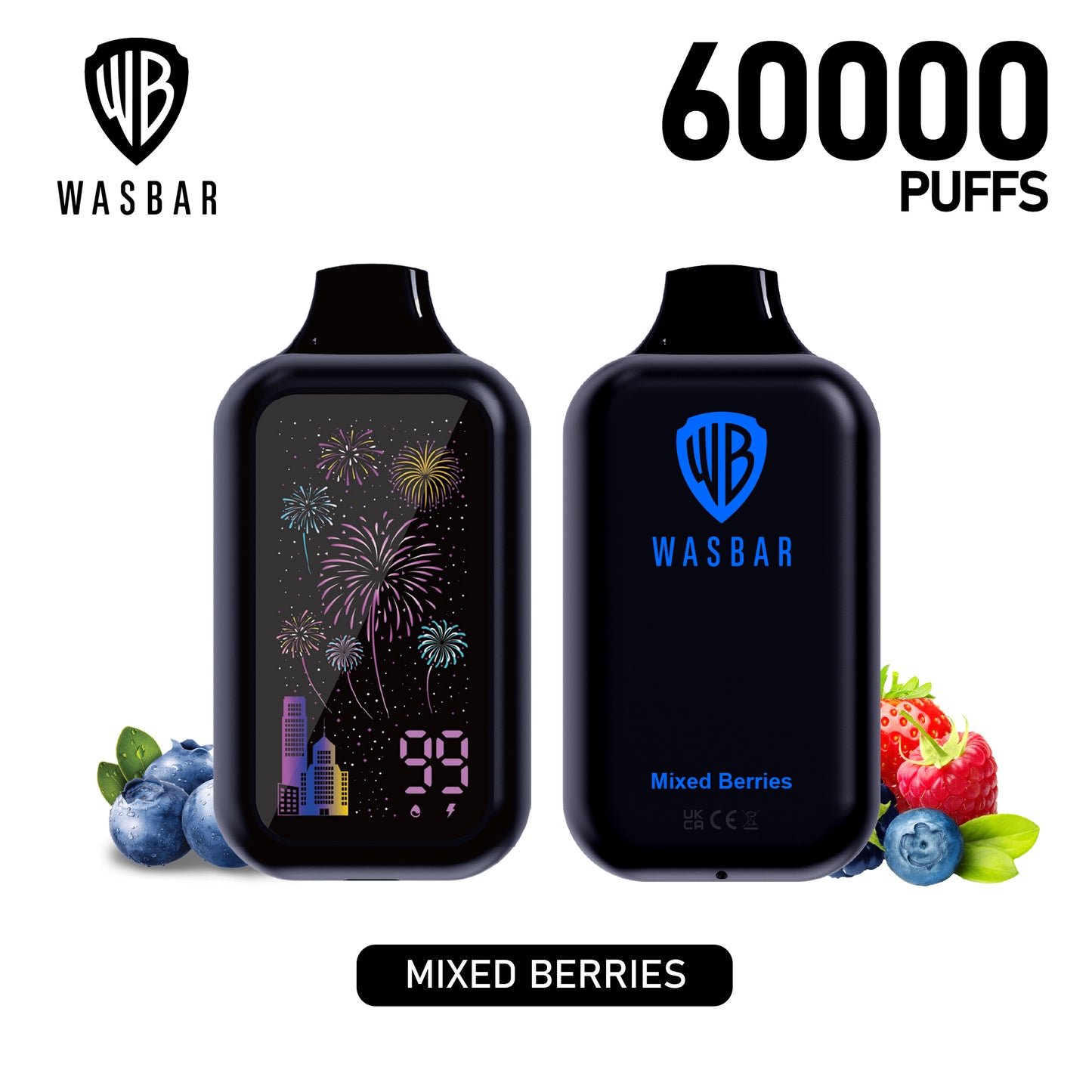 Kit ricaricabile monouso WASBAR 60000 60K Puffs