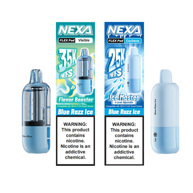 Cartuccia monouso Nexa FLEX Pod 18ml (Visible Version: 35K Puffs; Coolness Version: 25K Puffs)