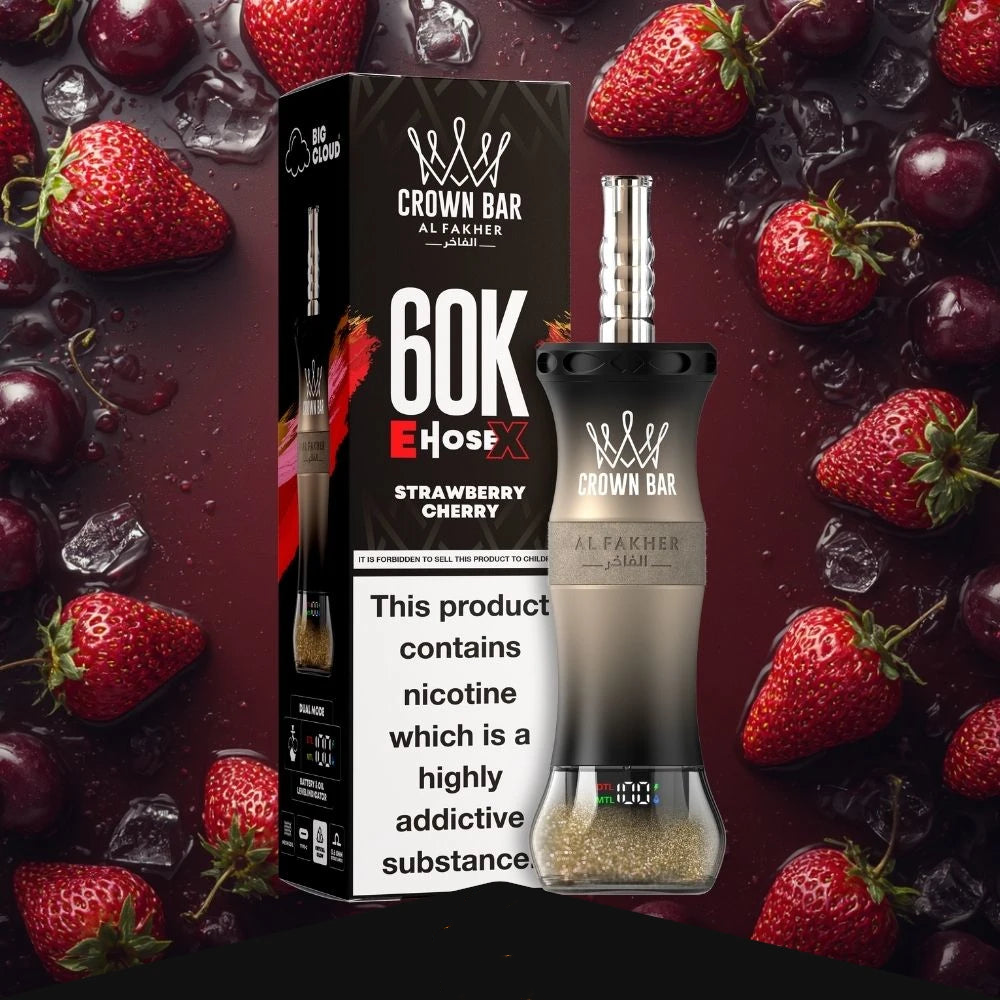 Kit monouso AL Fakher Crown Bar 60K 60000 Puffs E-Hose X