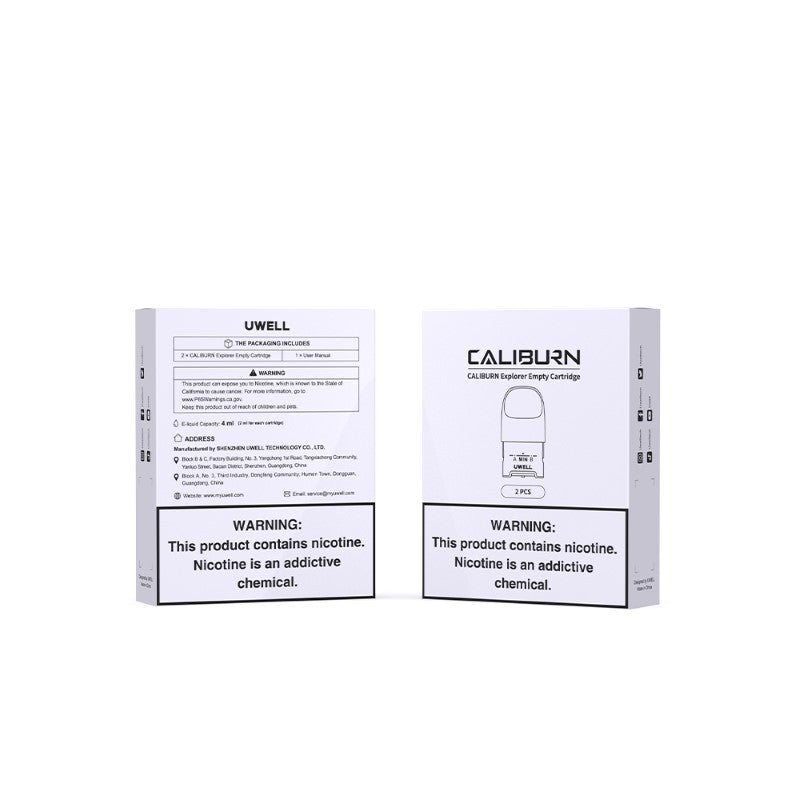 Cartuccia pod vuota Uwell Caliburn Explorer 2 ml 2 pezzi/confezione