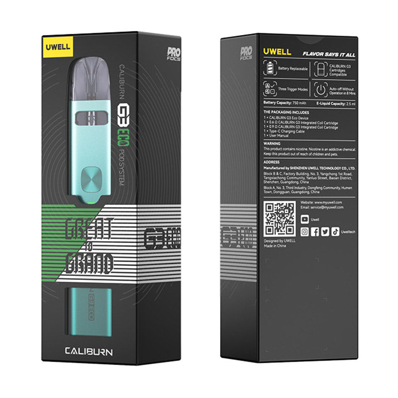 Kit pod Uwell Caliburn G3 ECO 750 mAh