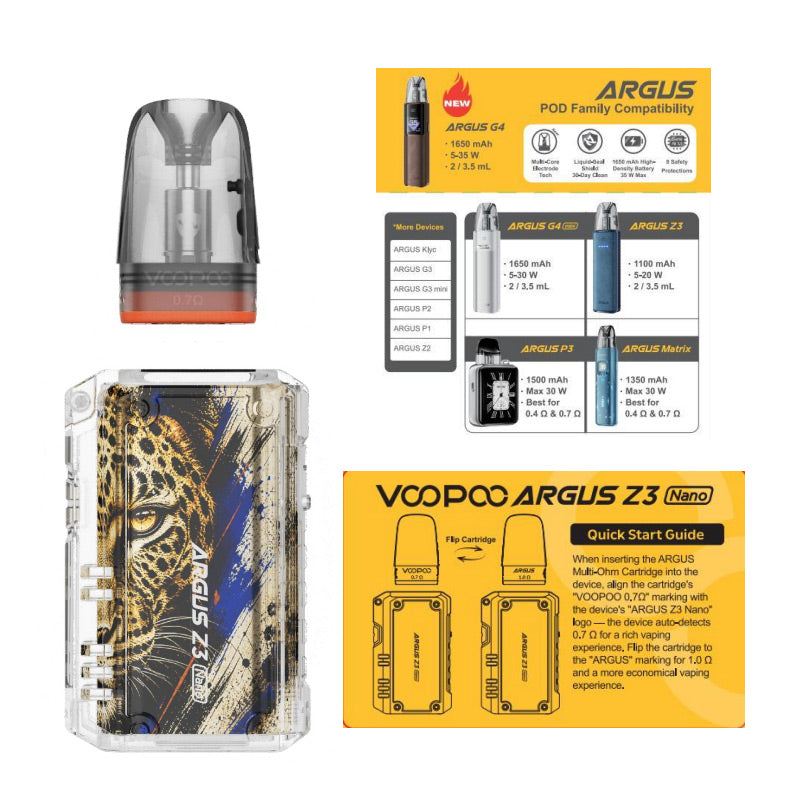 Kit VOOPOO Argus Z3 Nano 30W