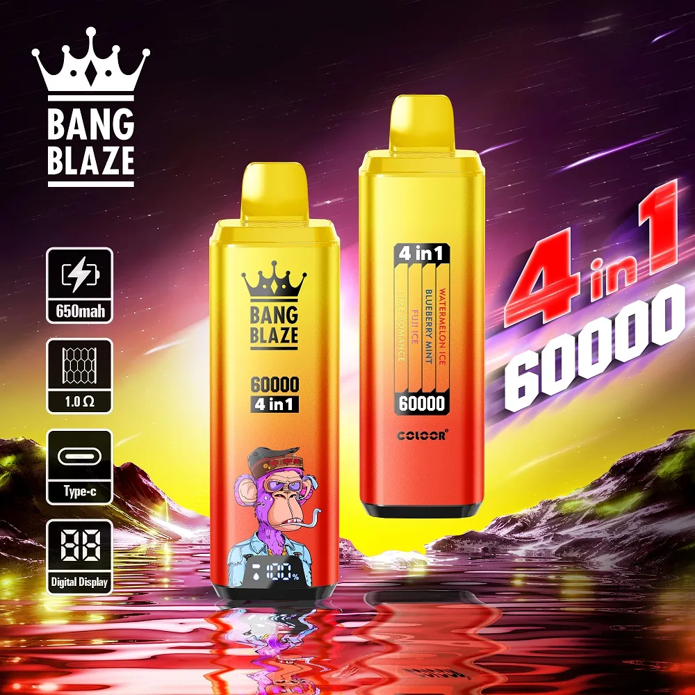 Kit monouso ricaricabile Bang Blaze 4IN1 60000 Puffs