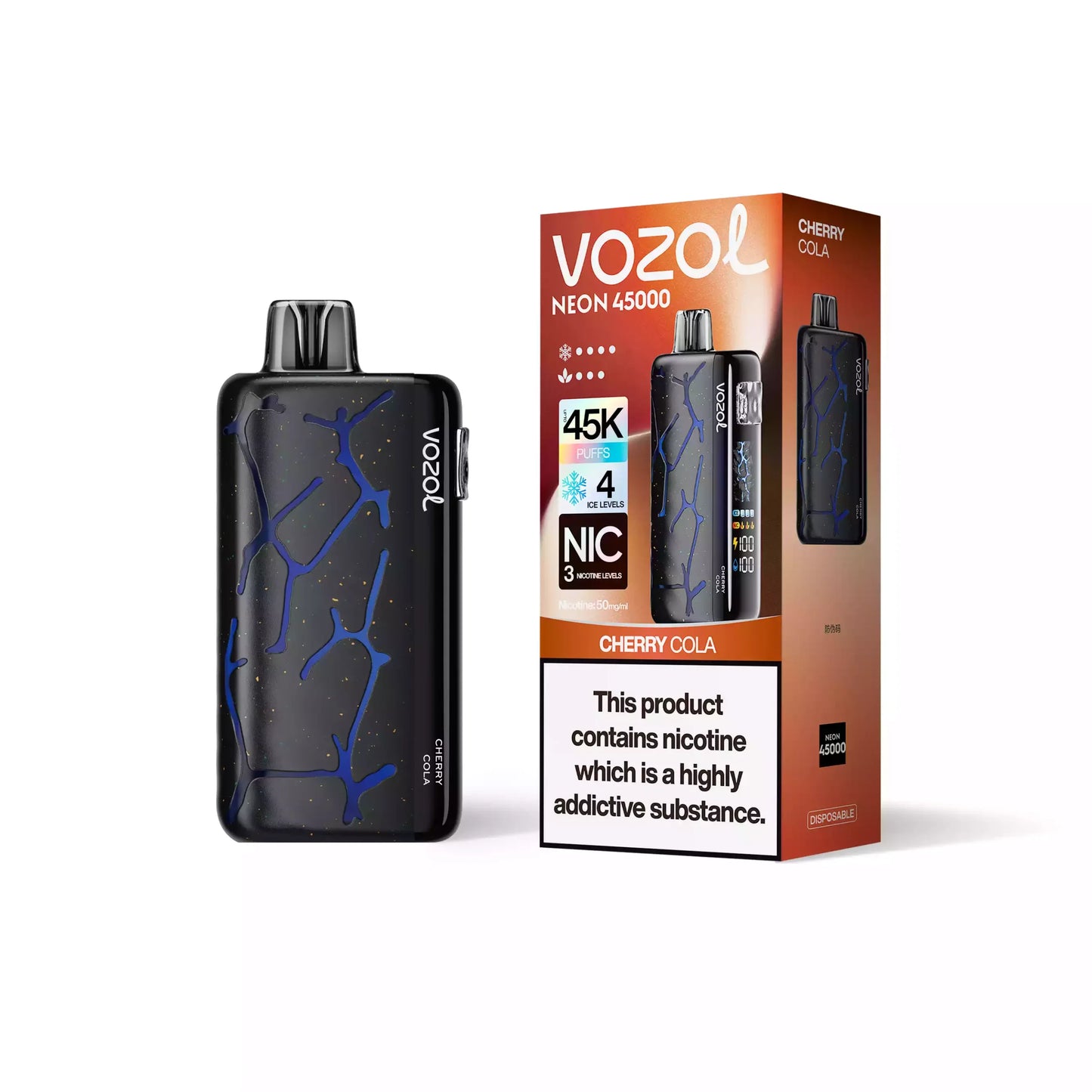Kit pod monouso pre-riempito Vozol Neon 45000 Puffs 24ml (45K Puffs)