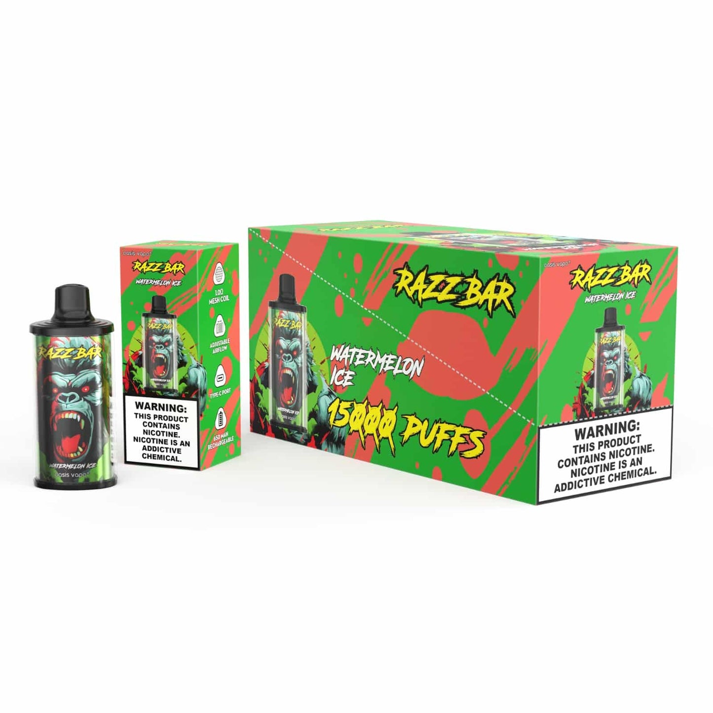 Kit monouso Razz Bar 15K 15000 Puffs