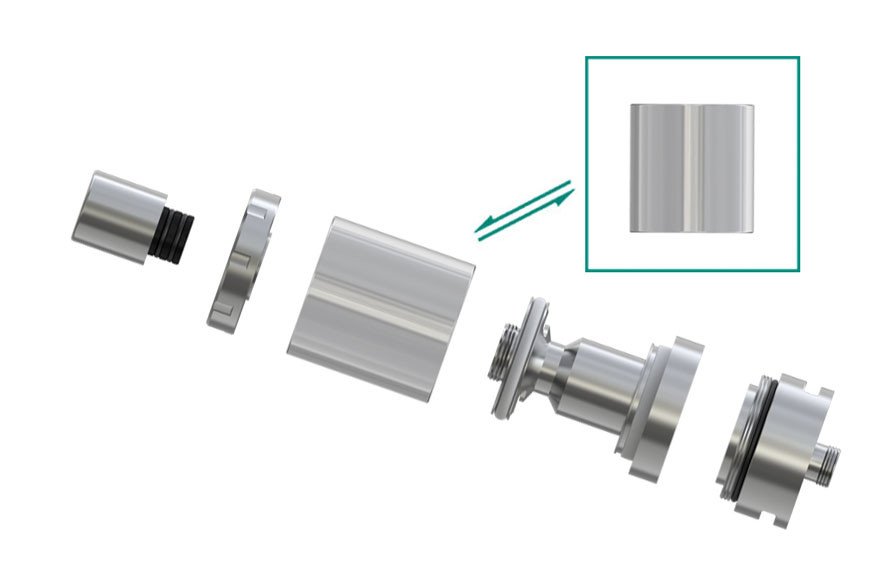 Confezioni da 1 pezzi Eleaf iJust S vetro di ricambio 4ML