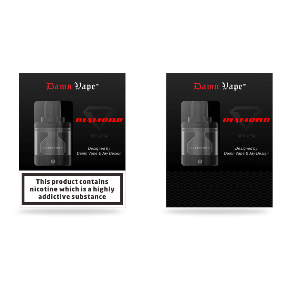 Damn Vape Diamond MTL RTA Atomizzatore 2ml