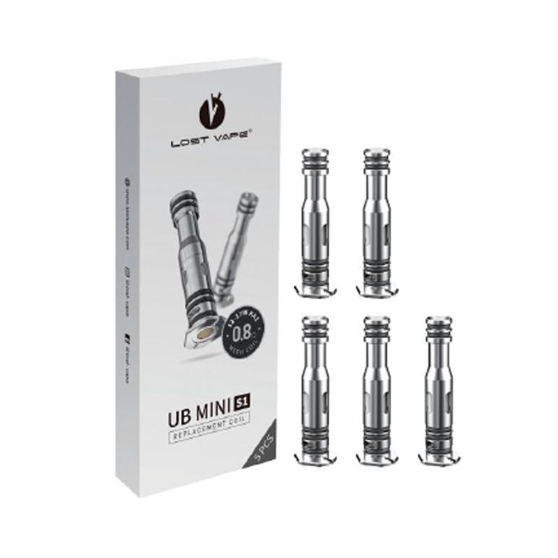 Lost Vape UB Mini Coil per Orion Mini Kit / Ursa Pro Kit / Ursa Nano Pro Kit / Orion Art Kit / Ursa Nano S / Ursa Art Kit / Ursa Baby Pro Kit (5 pz/pacco)