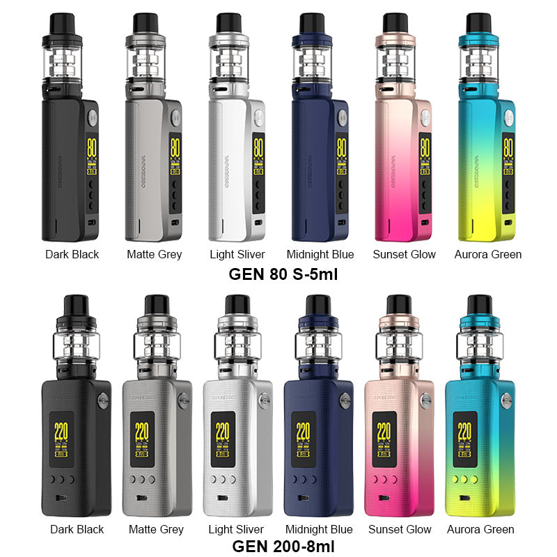 Kit box Vaporesso GEN 200 & 80 S con iTank