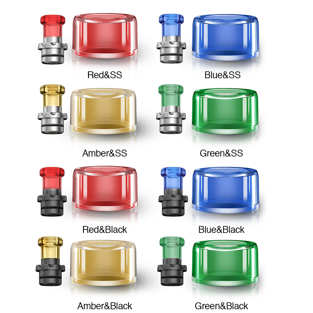 VXV Soulmate RTA Colorato Tubo Con 510 Drip Tip