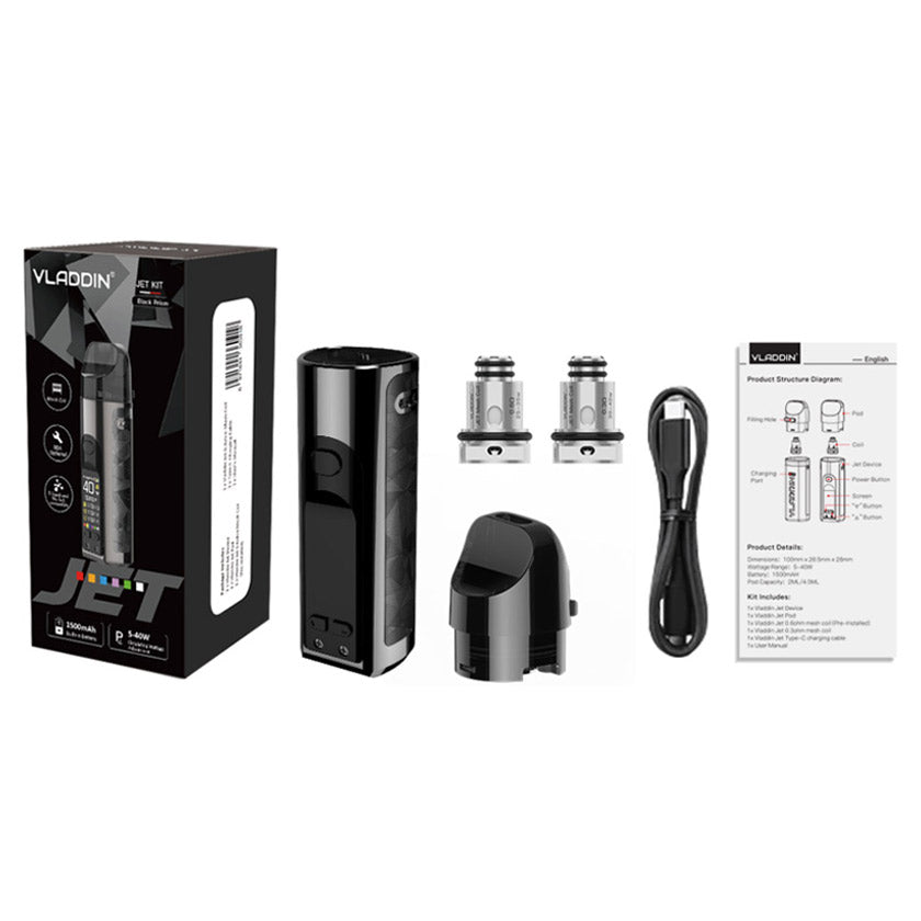 Vladdin Jet 40W Pod Mod Kit 1500mAh