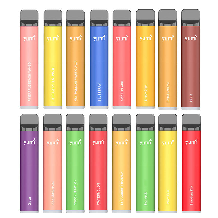 YUMI Bar 1500 tiri (puff) Kit 850mAh sigarette elettroniche usa e getta (50mg typ) online sale | it.vapormo.com It.VaporMo.com YUMI Bar 1500 tiri (puff) Kit 850mAh sigarette elettroniche usa e getta (50mg typ) online sale | it.vapormo.com It.VaporMo.com