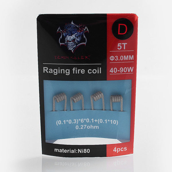 Demon Killer Raging Fire Coil Ni80 Pre-made cavo di riscaldamento (4pz)