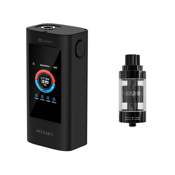 Digiflavor Fuji GTA Dual Coil Atomizzatore con Joyetech OCULAR C TC Box Mod
