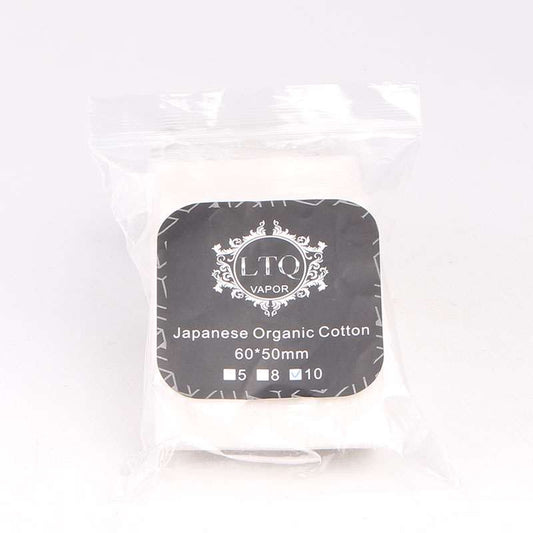 Confezioni da 8 pezzi LTQ Vapor Giapponese Organico Cotone 60*50mm