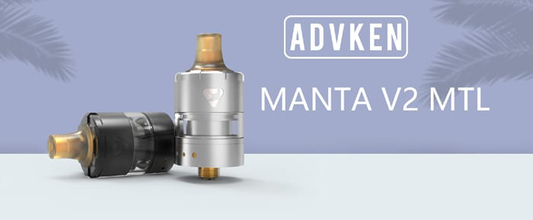 Anteprima di Advken Manta V2 MTL RTA – Molteplici opzioni di presa d'aria