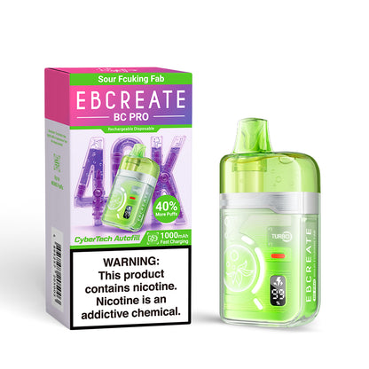Kit monouso EBCREATE BC PRO 40K 40000 Puffs