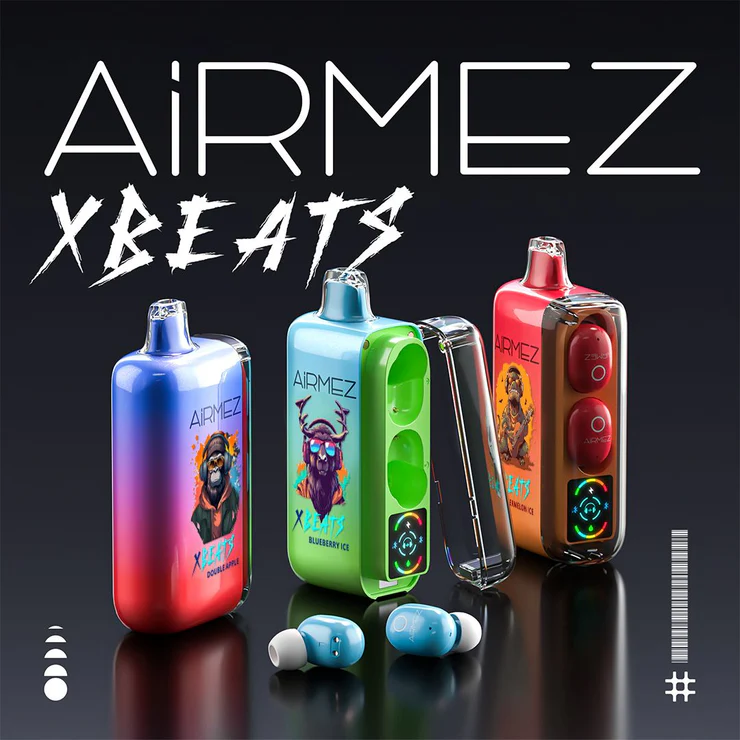 Kit monouso AiRMEZ Xbeats 40000 Puffs con auricolari TWS