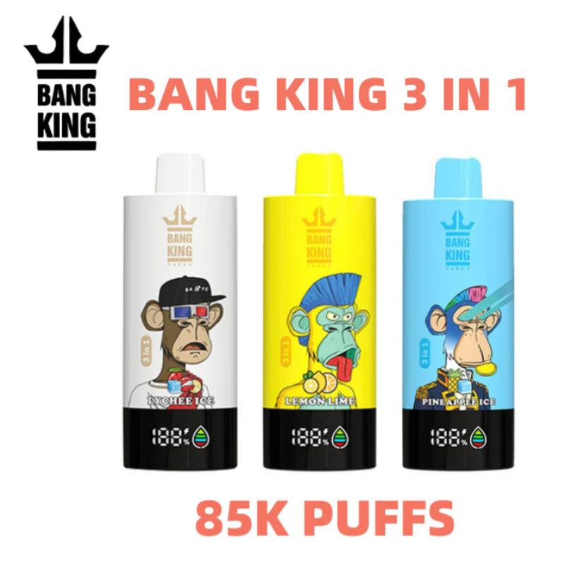 Kit monouso Bang King Triple 85K 3in1 (85000 Puffs)