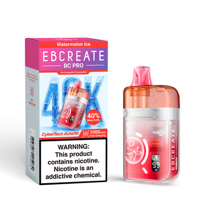 Kit monouso EBCREATE BC PRO 40K 40000 Puffs