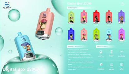 Kit monouso FUMOT Digital Box 22000 22K Puffs