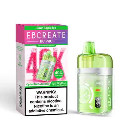 Kit monouso EBCREATE BC PRO 40K 40000 Puffs
