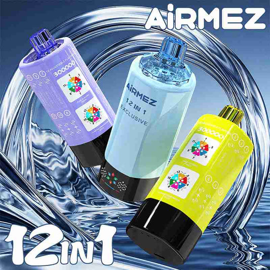 Kit monouso Airmez 12IN1 300K 300000 Puffs 90ml