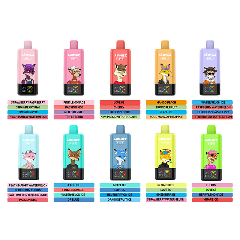 Kit monouso AiRMEZ Fox 4in1 120K 60ml (120000 Puffs)