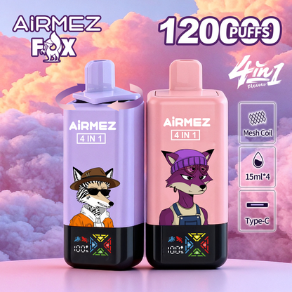 Kit monouso AiRMEZ Fox 4in1 120K 60ml (120000 Puffs)