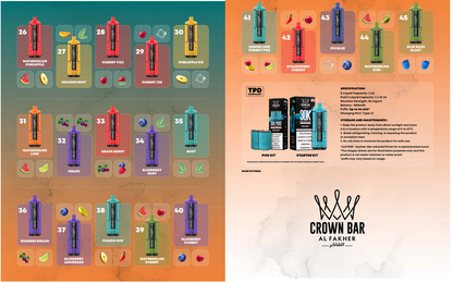 Kit monouso preriempito AL Fakher Crown Bar 30K Hypermax