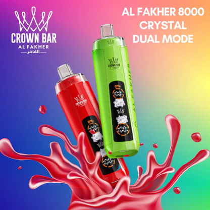 Kit monouso AL Fakher Crown Bar 8000 Crystal Dual Mode