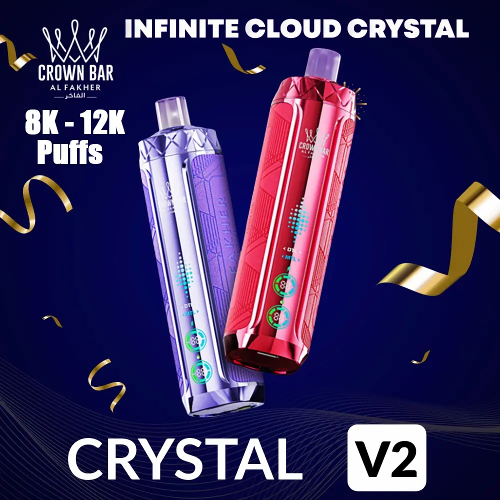 Kit monouso AL Fakher Crown Bar 8000 Crystal V2