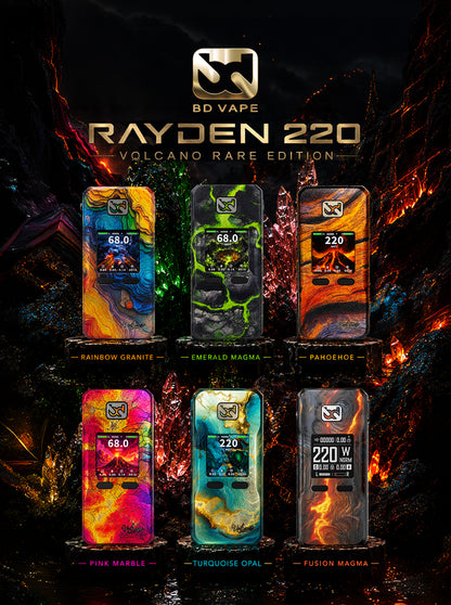 BD Vape Rayden 220 Box Mod Edizione Volcano