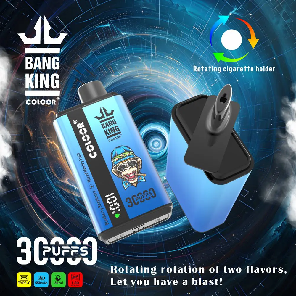 Bang King 30000 Puffs Double Flavor monouso Vape (display LED)