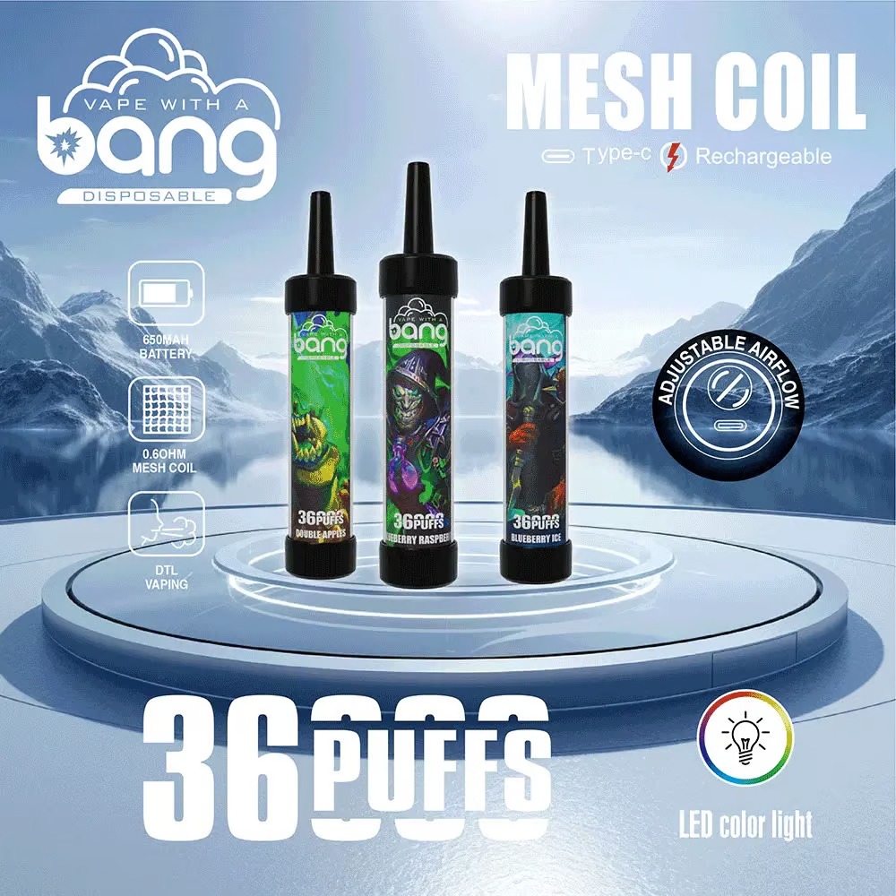 Bang 36000 Puffs Kit monouso ricaricabile DTL