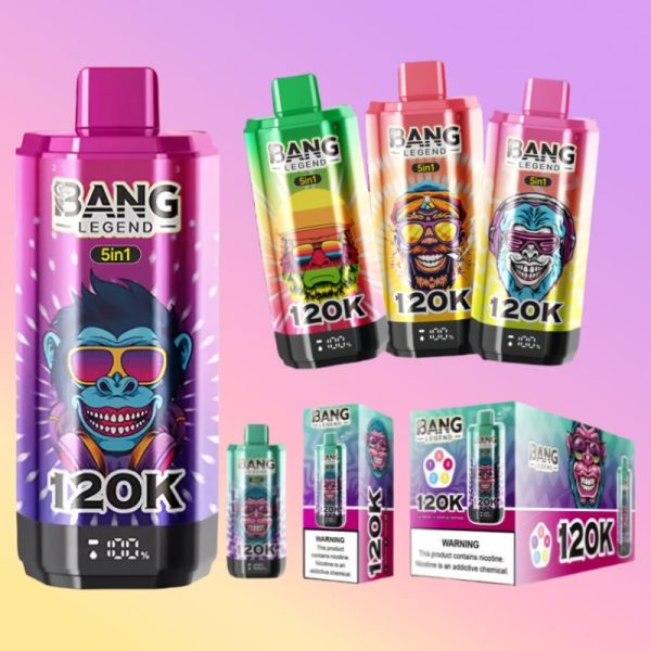 Kit monouso Bang Legend 120000 120K Puffs 5in1