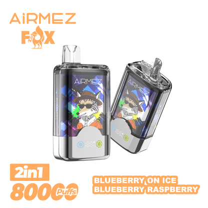 Kit monouso AiRMEZ Fox 80K 80000 Puffs 30ml (Dual Flavor)