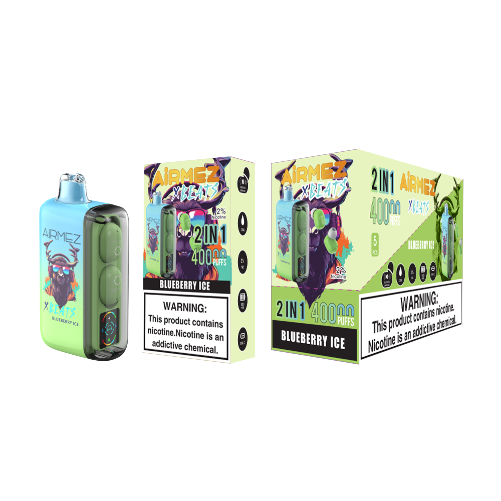Kit monouso AiRMEZ Xbeats 40000 40K Puffs con auricolari TWS