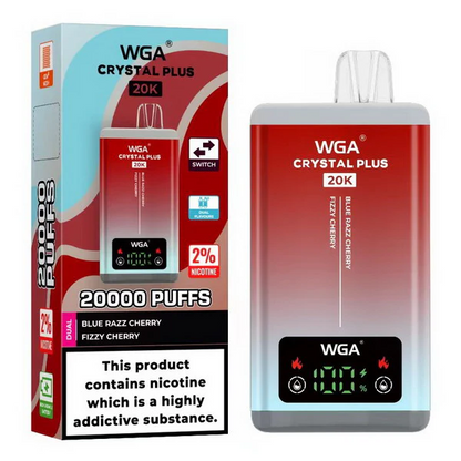 WGA Crystal Plus 20000 Puffs 2-in-1 Kit monouso ricaricabile