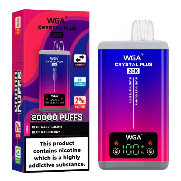 WGA Crystal Plus 20000 Puffs 2-in-1 Kit monouso ricaricabile