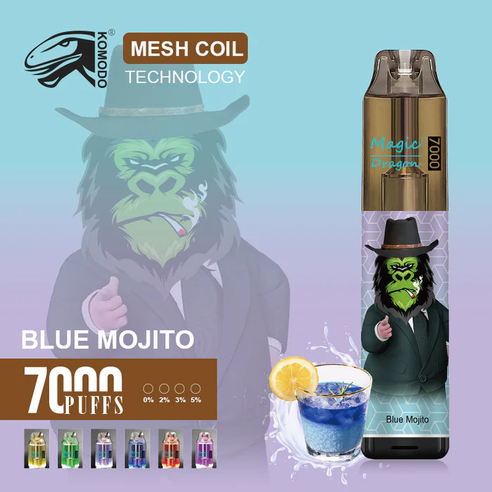 Kit monouso ricaricabile Komodo Magic Dragon 7000 Puffs 16ml (10 pezzi/confezione)