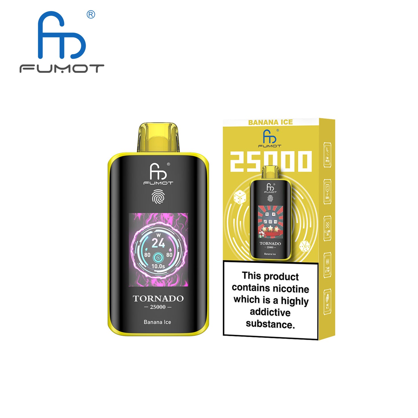 [Clearance Sale] Kit monouso Fumot Randm Tornado 25000 25K Puffs (Touch Button)