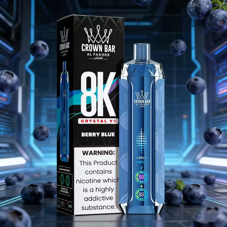 Kit monouso AL Fakher Crown Bar 8000 Crystal V2