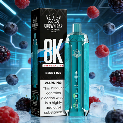 Kit monouso AL Fakher Crown Bar 8000 Crystal V2