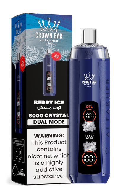 Kit monouso AL Fakher Crown Bar 8000 Crystal Dual Mode