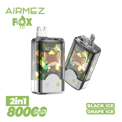 Kit monouso AiRMEZ Fox 80K 80000 Puffs 30ml (Dual Flavor)