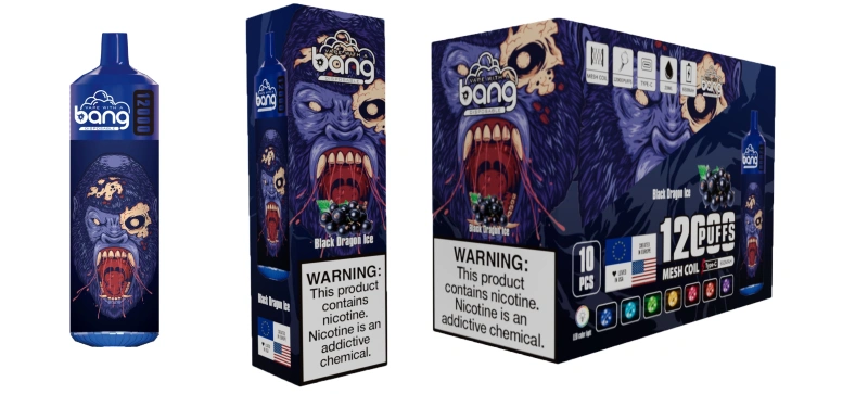 Bang 12000 Puffs Kit monouso ricaricabile 10 pezzi/confezione