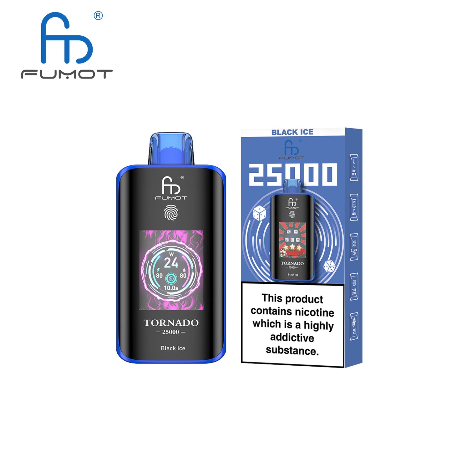 [Clearance Sale] Kit monouso Fumot Randm Tornado 25000 25K Puffs (Touch Button)